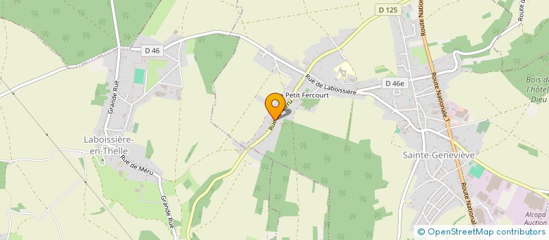 localisation de l'entreprise GSL RENOVATION  SAINTE-GENEVIEVE