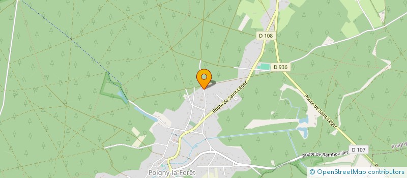 localisation de l'entreprise GSLA  POIGNY-LA-FORET