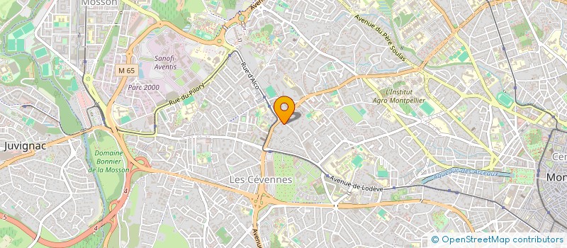 localisation de l'entreprise GSLF à MONTPELLIER