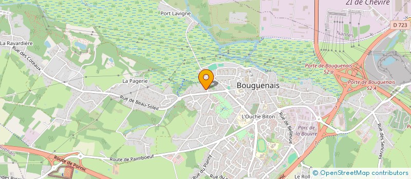 localisation de l'entreprise GSLIBERTY à BOUGUENAIS