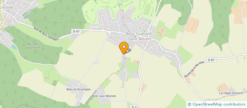 localisation de l'entreprise GSLJ  MONTVILLE