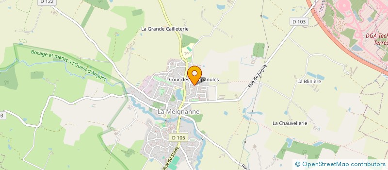 localisation de l'entreprise GSLM  LONGUENEE-EN-ANJOU