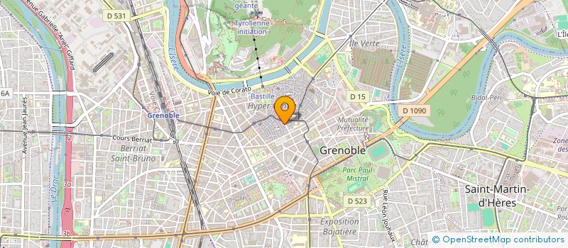 localisation de l'entreprise GSLR EXPERTISES à GRENOBLE
