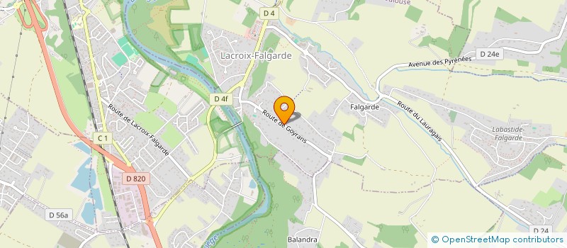 localisation de l'entreprise GSLV à LACROIX-FALGARDE