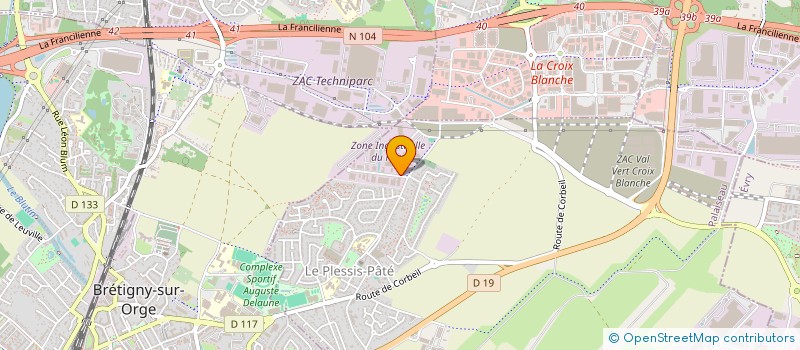 localisation de l'entreprise GSM  LE PLESSIS-PATE