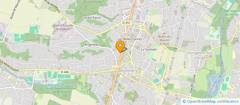 localisation de l'entreprise GSM à MONTLHERY