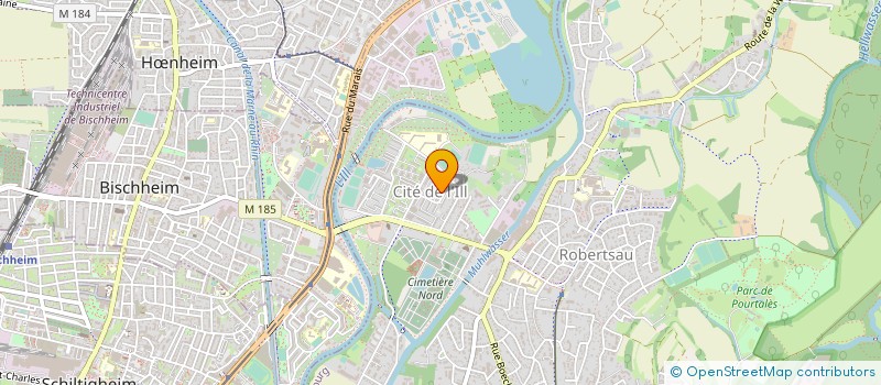 localisation de l'entreprise GSM 67 à STRASBOURG