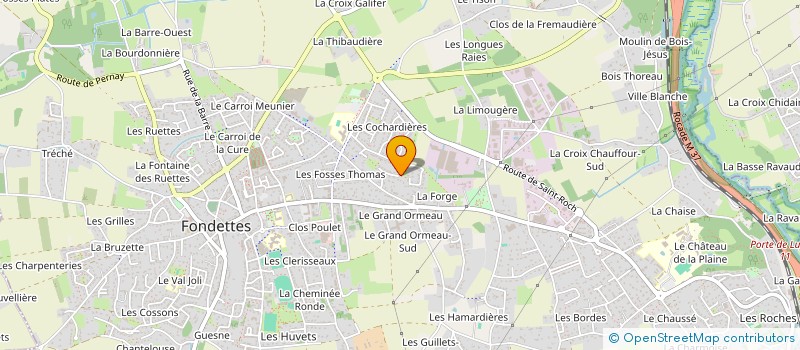 localisation de l'entreprise GSM à FONDETTES