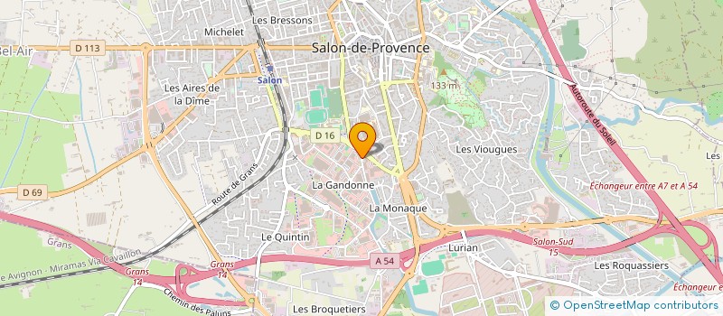 localisation de l'entreprise GSM à SALON-DE-PROVENCE