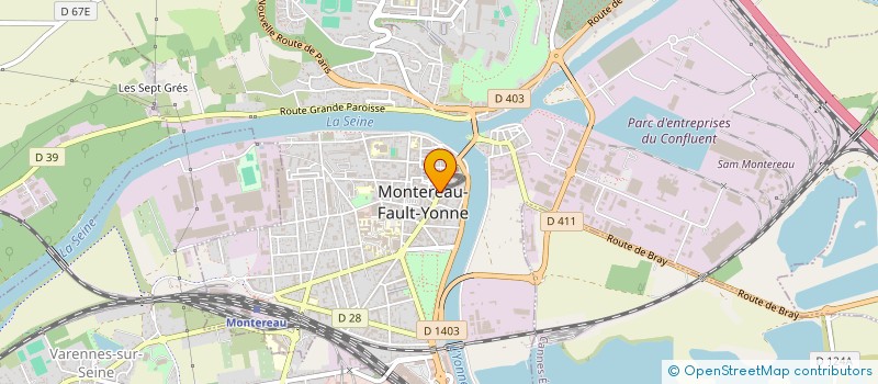 localisation de l'entreprise GSM à MONTEREAU-FAULT-YONNE