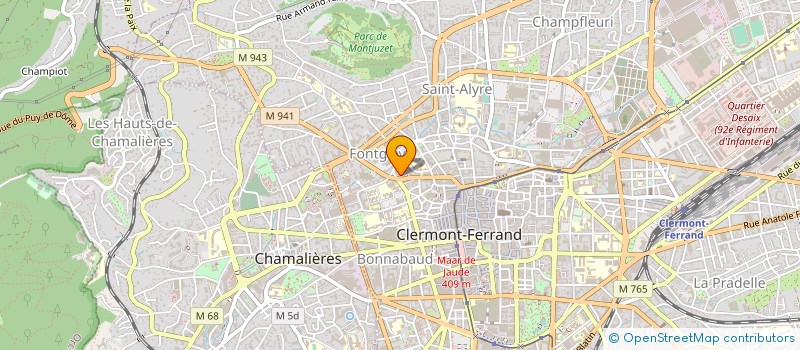 localisation de l'entreprise GSM-DESTOCK à CLERMONT-FERRAND