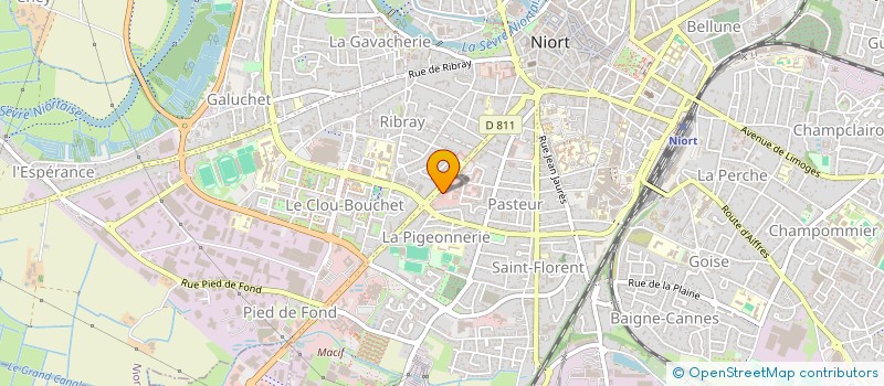 localisation de l'entreprise GSM ENTREPRISES ET DEVELOPPEMENT à NIORT
