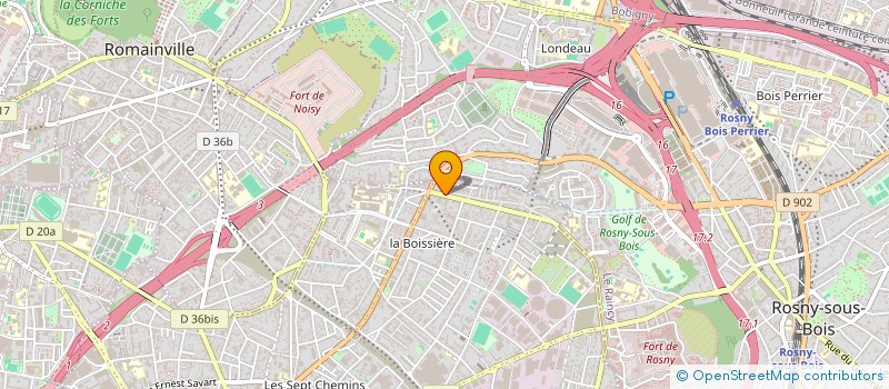 localisation de l'entreprise GSM EXPRESS à MONTREUIL