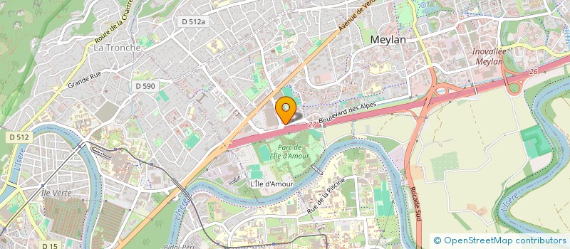 localisation de l'entreprise GSM (GOD SAVE THE MUSIC)  MEYLAN