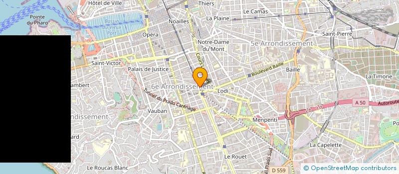 localisation de l'entreprise GSM NINA à MARSEILLE