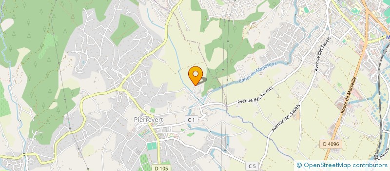 localisation de l'entreprise GSM NOURIA  PIERREVERT