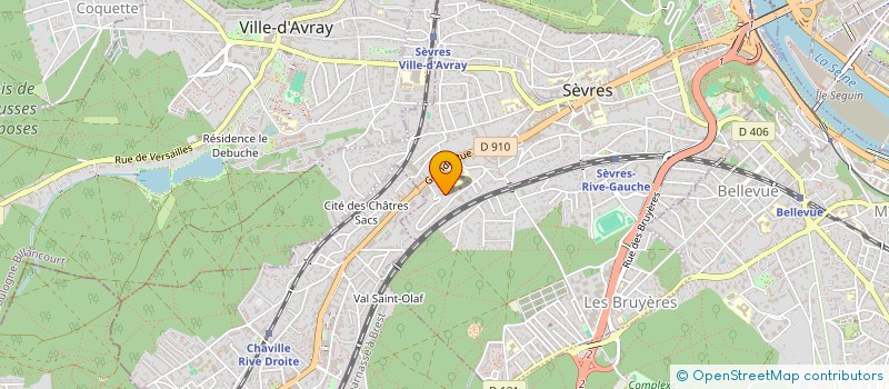 localisation de l'entreprise GSM PHARMA à SEVRES