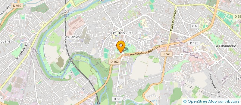 localisation de l'entreprise GSM PRO 86  POITIERS