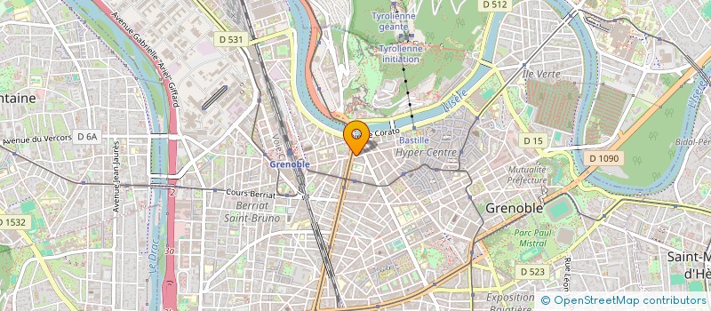 localisation de l'entreprise GSM SERVICE à GRENOBLE