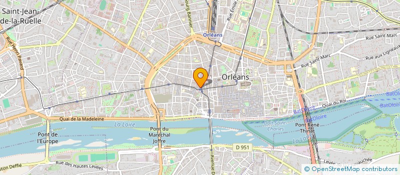 localisation de l'entreprise GSM SOLUTIONS à ORLEANS