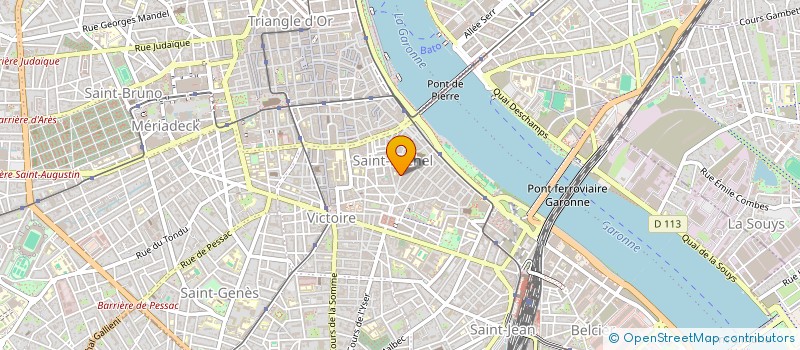 localisation de l'entreprise GSM ST MICHEL à BORDEAUX