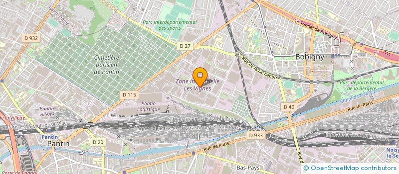 localisation de l'entreprise GSM TUNING - CIVITYS à LA COURNEUVE