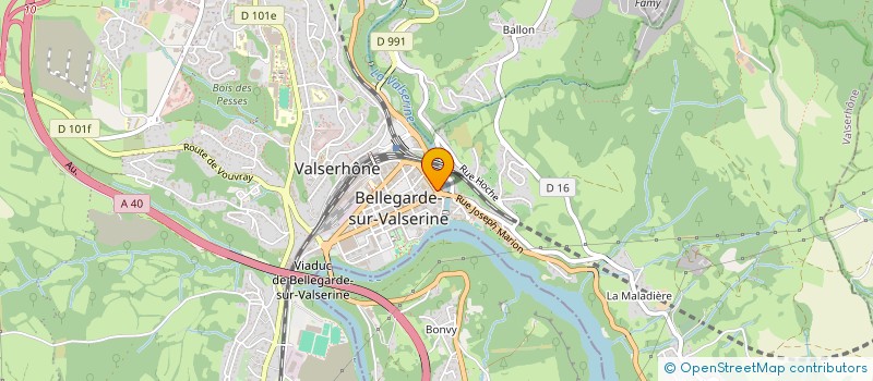 localisation de l'entreprise GSM01 à VALSERHONE