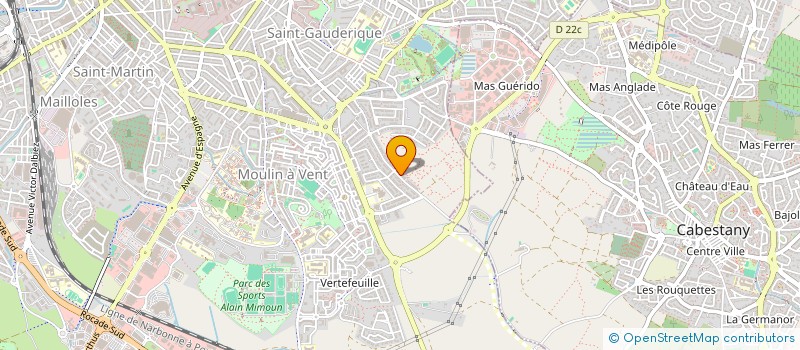 localisation de l'entreprise GSMA EXPERTISE IMMOBILIERE  PERPIGNAN