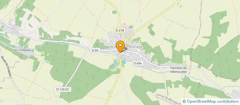 localisation de l'entreprise GSMB PAC  LORREZ-LE-BOCAGE-PREAUX