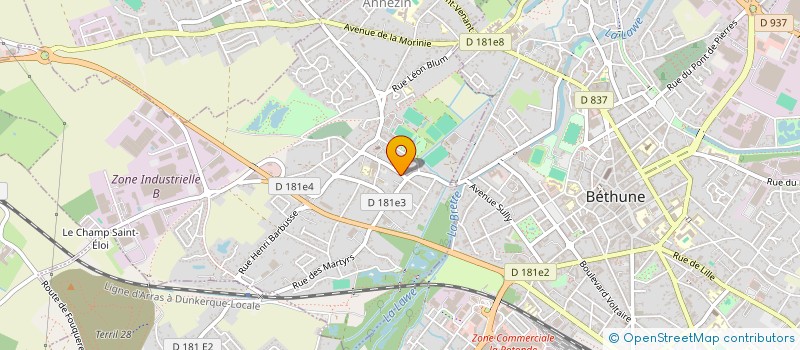 localisation de l'entreprise GSMS IMMO  VENDIN-LES-BETHUNE