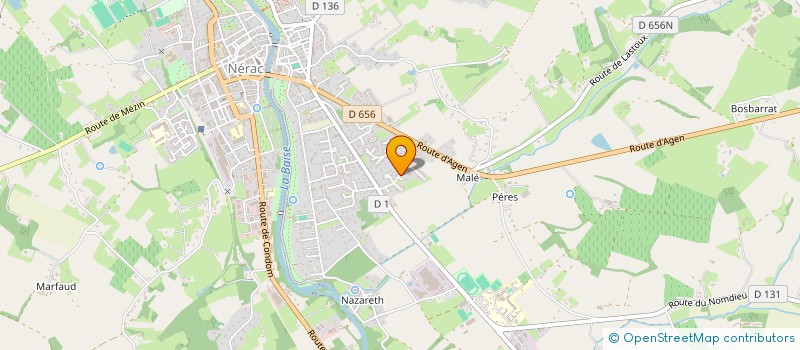 localisation de l'entreprise GSMT MARTINEZ  NERAC