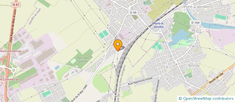 localisation de l'entreprise GSN IMMO  VENDIN-LE-VIEIL