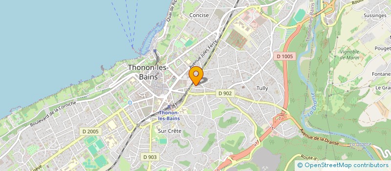 localisation de l'entreprise GSN SAVOIE à THONON-LES-BAINS