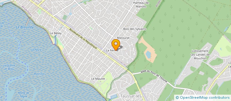 localisation de l'entreprise GSNVI 92  ANDERNOS-LES-BAINS