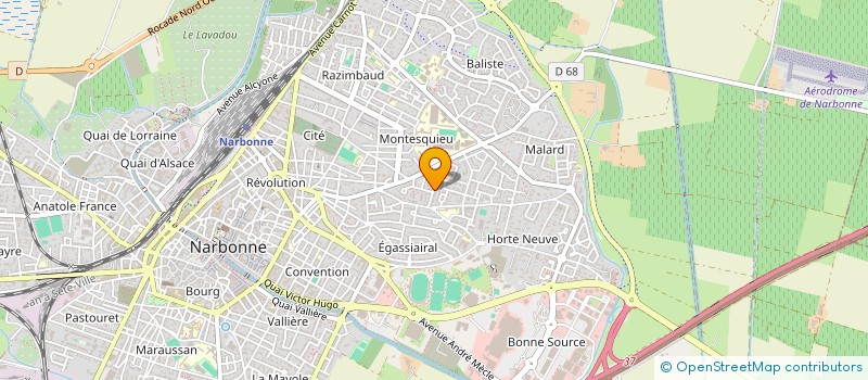 localisation de l'entreprise GSO FABRE  NARBONNE