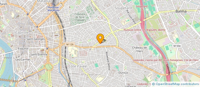 localisation de l'entreprise GSO LATGE à TOULOUSE
