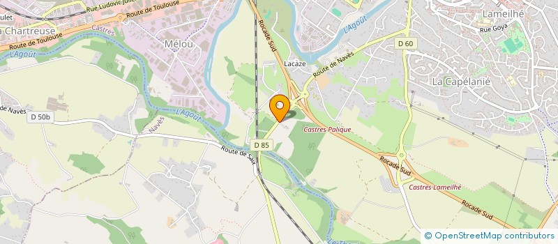 localisation de l'entreprise GSO VEAUTE  CASTRES