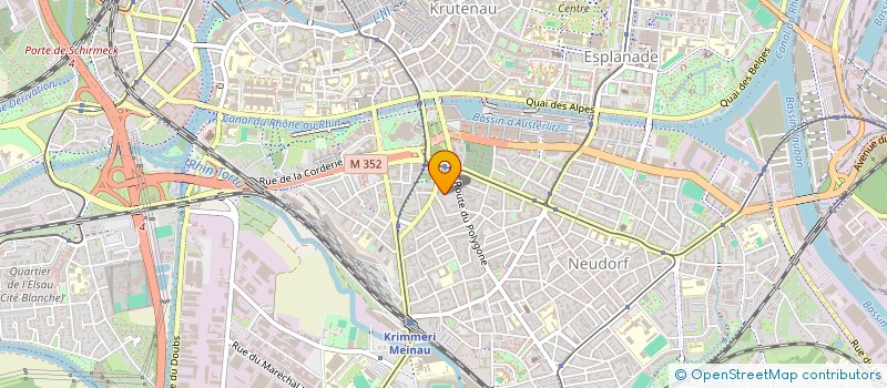 localisation de l'entreprise GSOCIETE à STRASBOURG