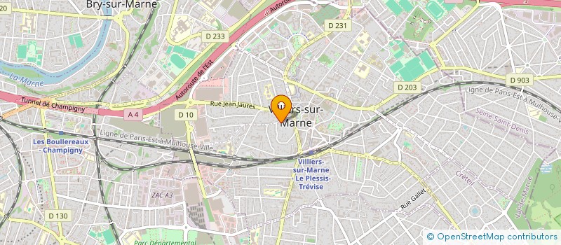 localisation de l'entreprise GSOFT CONSEIL  VILLIERS-SUR-MARNE