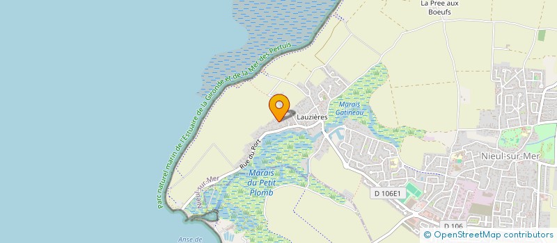 localisation de l'entreprise GSOM  NIEUL-SUR-MER