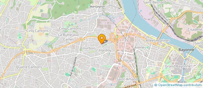 localisation de l'entreprise GSP 64 à ANGLET