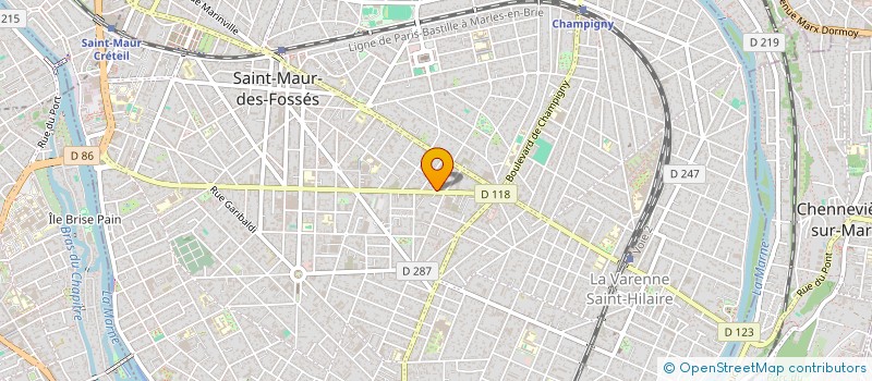 localisation de l'entreprise GSP à SAINT-MAUR-DES-FOSSES