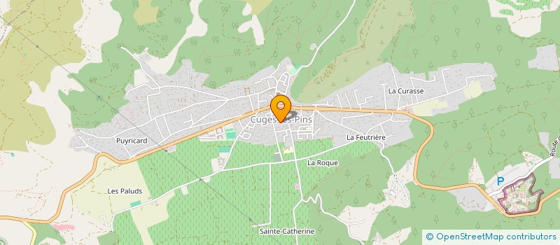localisation de l'entreprise GSP  CUGES-LES-PINS
