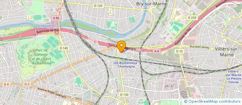localisation de l'entreprise GSP 94 SECURITE PRIVEE à CHAMPIGNY-SUR-MARNE