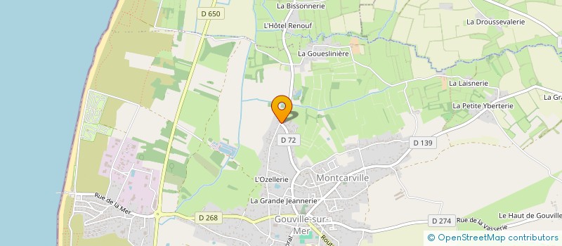 localisation de l'entreprise GSP  GOUVILLE-SUR-MER