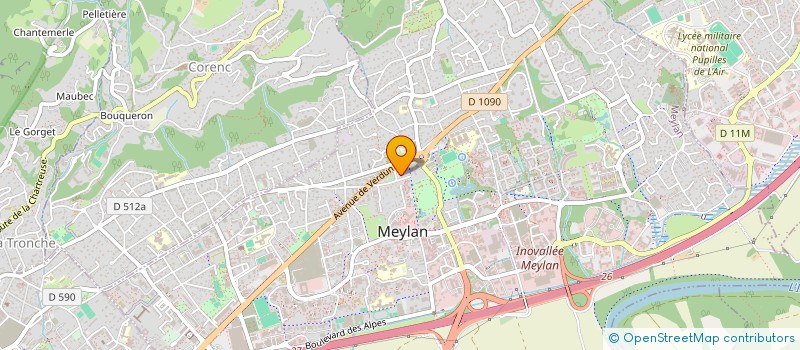 localisation de l'entreprise GSP à MEYLAN