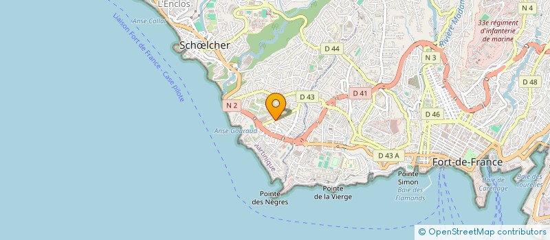 localisation de l'entreprise GSP BATELIERE à SCHŒLCHER