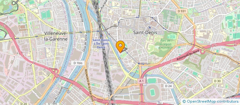 localisation de l'entreprise GSP BATIMENT  SAINT-DENIS