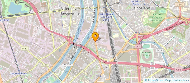 localisation de l'entreprise GSP ELECTRONIQUE à OSNY