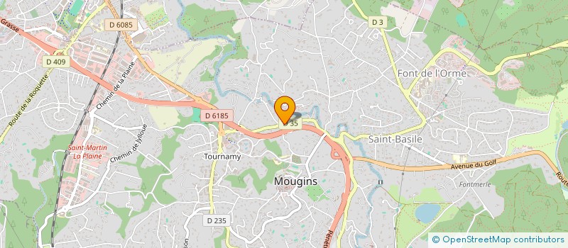 localisation de l'entreprise GSP GROUPEMENT SECURITE PARTICULIER à MOUGINS